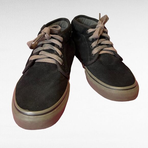 Vans Black Suede Chukka Pro Classic Skateboarding Shoes, size 8 - Picture 1 of 12